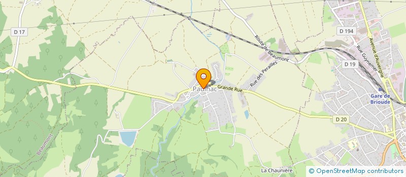 localisation de l'entreprise MONSIEUR DAVID SYLVAIN  PAULHAC