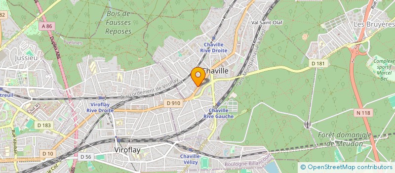 localisation de l'entreprise MONSIEUR DAVID SZEGO à CHAVILLE