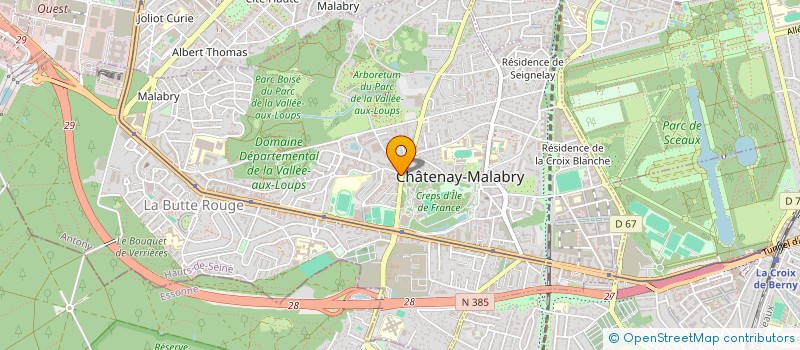 localisation de l'entreprise MONSIEUR DAVID SZPRYNC  CHATENAY-MALABRY