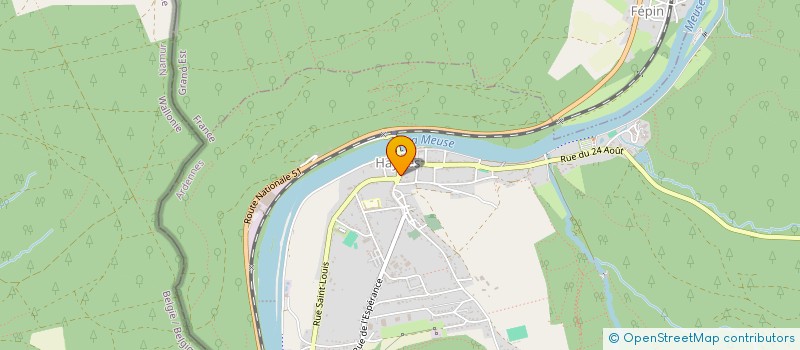 localisation de l'entreprise MONSIEUR DAVID SZWARGULSKI  BRACIEUX