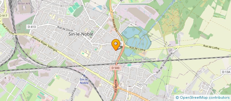 localisation de l'entreprise MONSIEUR DAVID SZYMCZAK  SIN-LE-NOBLE