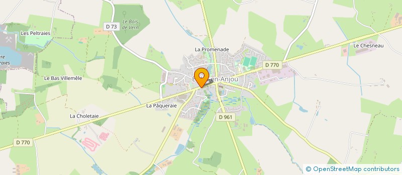 localisation de l'entreprise MONSIEUR DAVID TABOUREL  ERDRE-EN-ANJOU