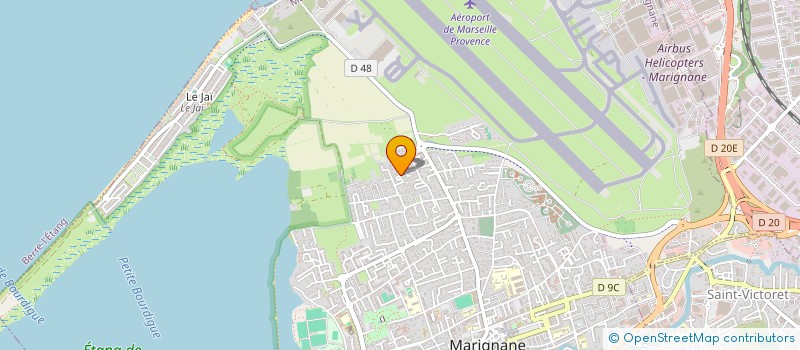 localisation de l'entreprise MONSIEUR DAVID TADEI  MARIGNANE
