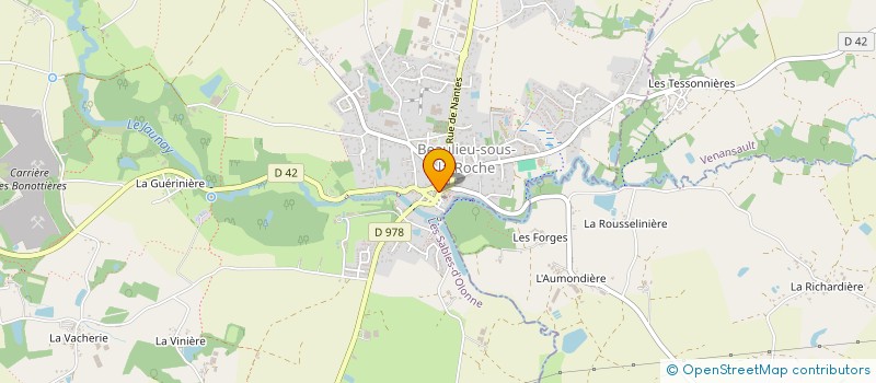 localisation de l'entreprise MONSIEUR DAVID TAILLE  BEAULIEU-SOUS-LA-ROCHE