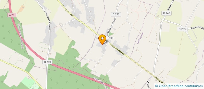 localisation de l'entreprise MONSIEUR DAVID TAILLOIS  LE THEIL-EN-AUGE