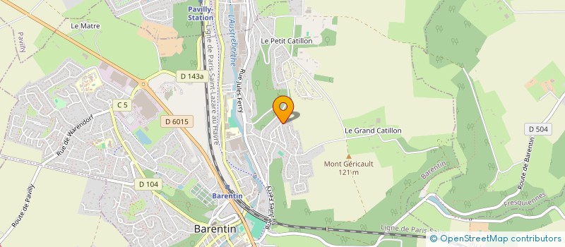 localisation de l'entreprise MONSIEUR DAVID TALLEUR  BARENTIN