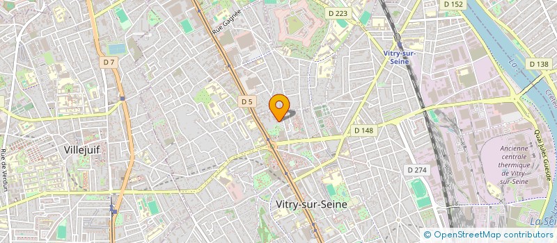 localisation de l'entreprise MONSIEUR DAVID TALOND  VITRY-SUR-SEINE