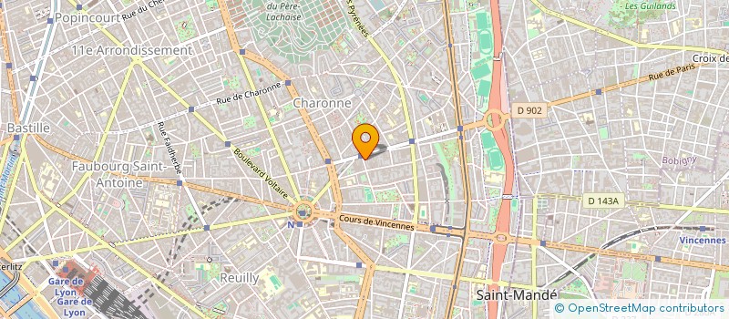 localisation de l'entreprise MONSIEUR DAVID TARDE  PARIS