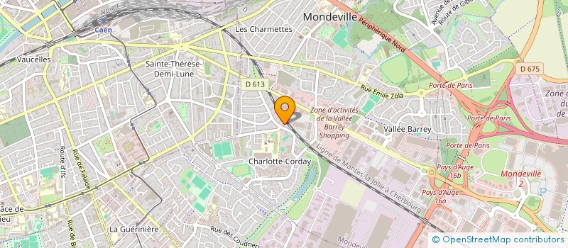 localisation de l'entreprise MONSIEUR DAVID TARDIEU  MONDEVILLE