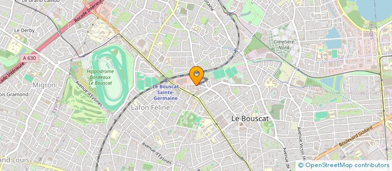 localisation de l'entreprise MONSIEUR DAVID TARISTAS  LE BOUSCAT