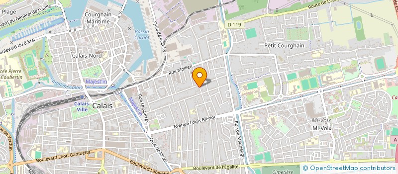 localisation de l'entreprise MONSIEUR DAVID TASSART  CALAIS