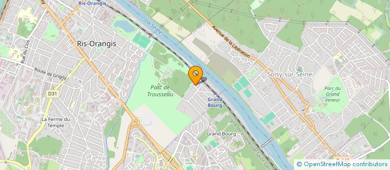 localisation de l'entreprise MONSIEUR DAVID TASSE  RIS ORANGIS