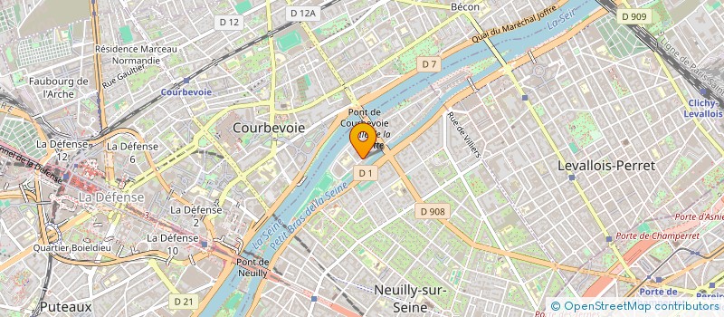 localisation de l'entreprise MONSIEUR DAVID TATU à NEUILLY-SUR-SEINE