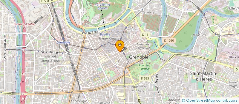 localisation de l'entreprise MONSIEUR DAVID TAVARES DA COSTA  GRENOBLE