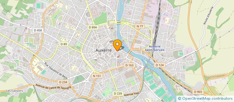 localisation de l'entreprise MONSIEUR DAVID TAVOLARA à AUXERRE