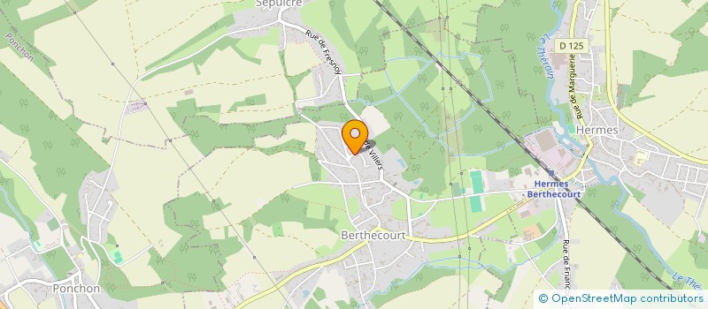 localisation de l'entreprise MONSIEUR DAVID TAYAU  BERTHECOURT