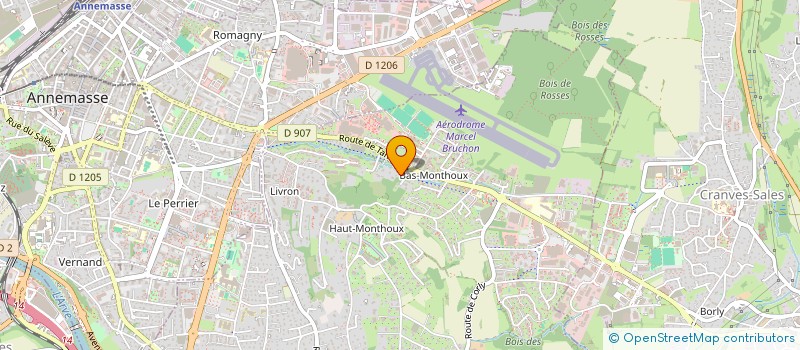 localisation de l'entreprise MONSIEUR DAVID TCHOUTA TCHATCHOUA  VETRAZ-MONTHOUX