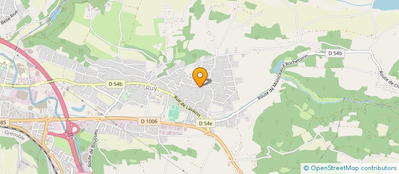 localisation de l'entreprise MONSIEUR DAVID TEDESCO  SAINT-AGNIN-SUR-BION