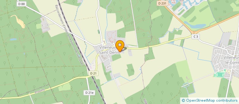 localisation de l'entreprise MONSIEUR DAVID TEIXEIRA  VILLENEUVE-SAINT-DENIS