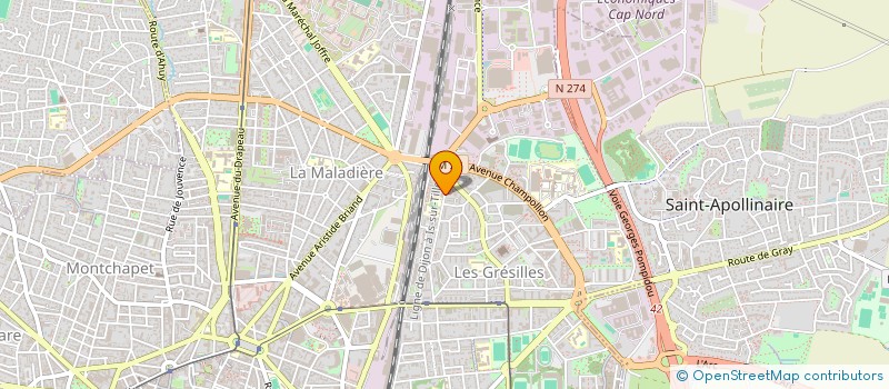 localisation de l'entreprise MONSIEUR DAVID TEMOPHIYW  DIJON