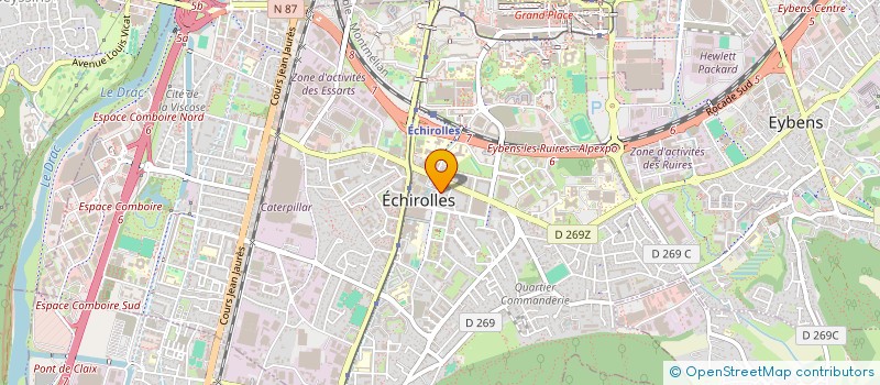 localisation de l'entreprise MONSIEUR DAVID TEMPESTA  ECHIROLLES