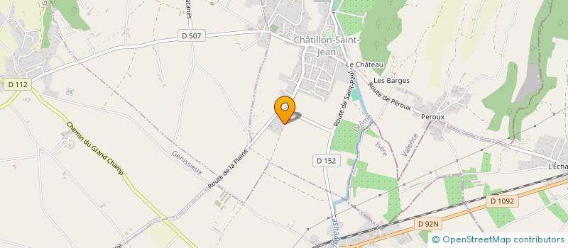 localisation de l'entreprise MONSIEUR DAVID TERPEND-BERNARDIN  CHATILLON-SAINT-JEAN