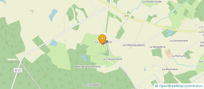 localisation de l'entreprise MONSIEUR DAVID TERRIOT  LOCHE-SUR-INDROIS