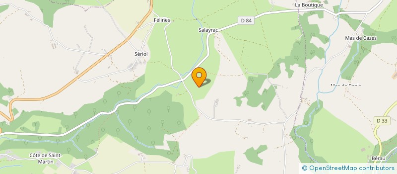 localisation de l'entreprise MONSIEUR DAVID TESTAS  CAYLUS