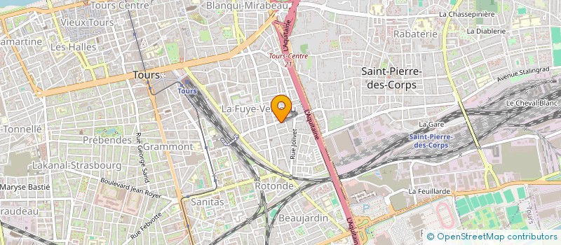 localisation de l'entreprise MONSIEUR DAVID THAUVIN à TOURS