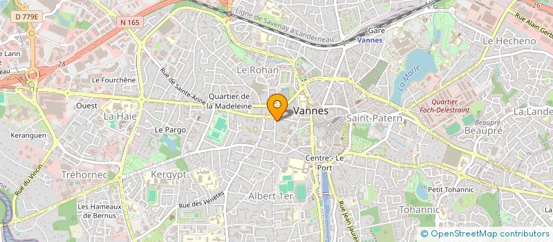 localisation de l'entreprise MONSIEUR DAVID THEBAULT à VANNES