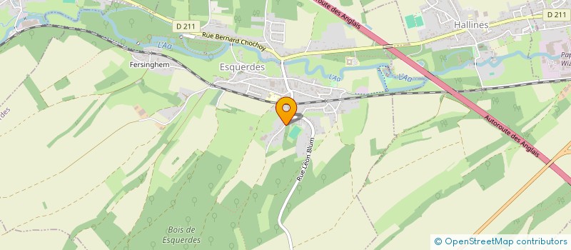 localisation de l'entreprise MONSIEUR DAVID THESSE  ESQUERDES