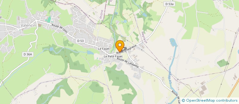 localisation de l'entreprise MONSIEUR DAVID THEVENON  ROCHE