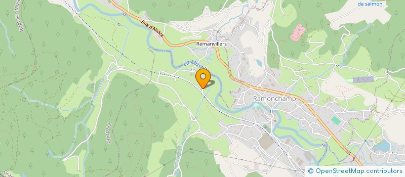 localisation de l'entreprise MONSIEUR DAVID THIEBAUT-GEORGES  LE MENIL