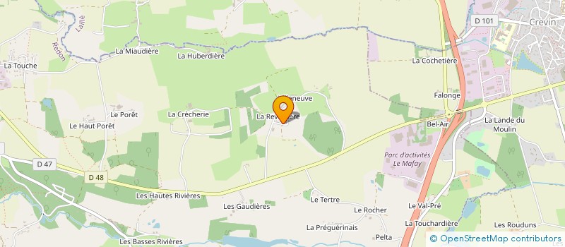 localisation de l'entreprise MONSIEUR DAVID THIERE  BOURG-DES-COMPTES