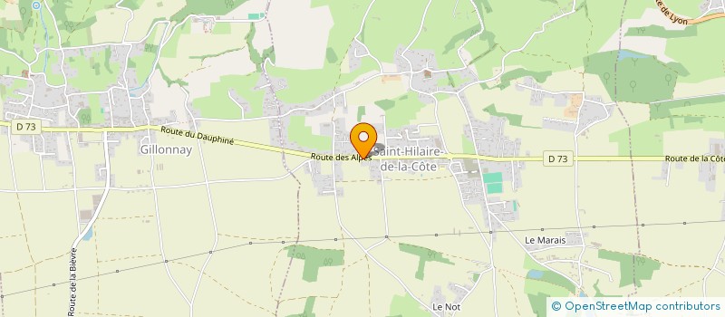 localisation de l'entreprise MONSIEUR DAVID THILLIEZ  SAINT-HILAIRE-DE-LA-COTE