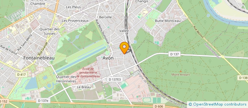 localisation de l'entreprise MONSIEUR DAVID THIRION  AVON