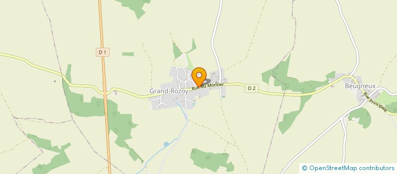 localisation de l'entreprise MONSIEUR DAVID THIRIOT  GRAND-ROZOY