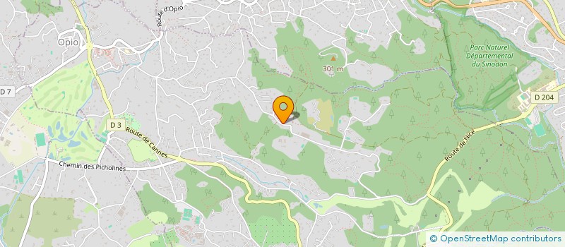 localisation de l'entreprise MONSIEUR DAVID THOMAS  OPIO