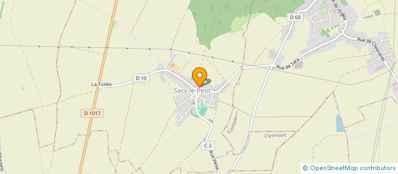 localisation de l'entreprise MONSIEUR DAVID THOMAS à SACY-LE-PETIT