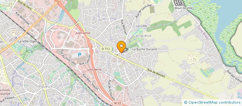 localisation de l'entreprise MONSIEUR DAVID THOMAS  LANGUEUX