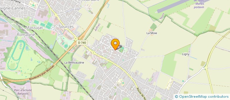 localisation de l'entreprise MONSIEUR DAVID THOMAS  AIFFRES