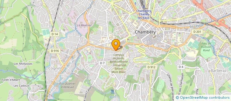 localisation de l'entreprise MONSIEUR DAVID THOMASSIER  CHAMBERY