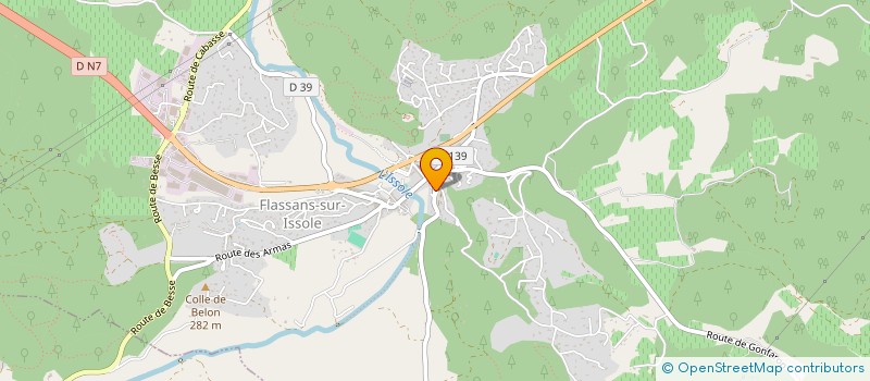 localisation de l'entreprise MONSIEUR DAVID THUBOEUF  FLASSANS-SUR-ISSOLE