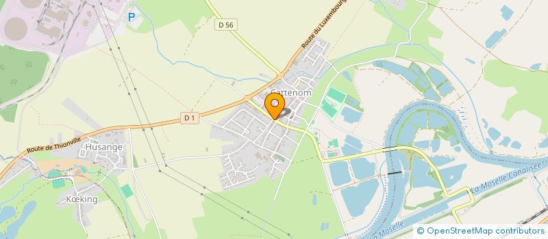 localisation de l'entreprise MONSIEUR DAVID TIBERI  CATTENOM