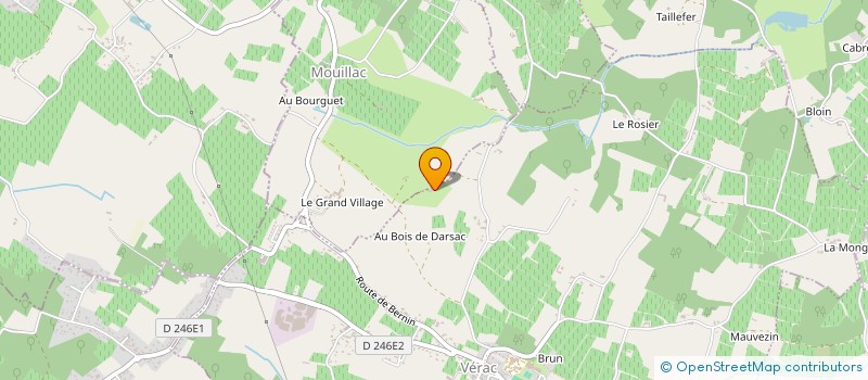 localisation de l'entreprise MONSIEUR DAVID TIQUET  VERAC