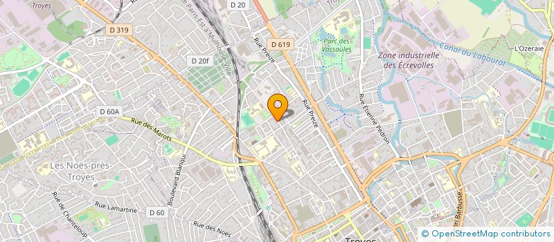 localisation de l'entreprise MONSIEUR DAVID TISSERAND  TROYES