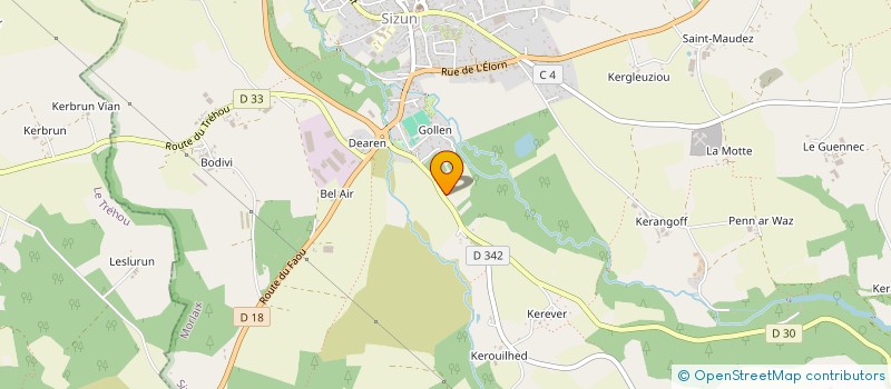 localisation de l'entreprise MONSIEUR DAVID TODD  SIZUN