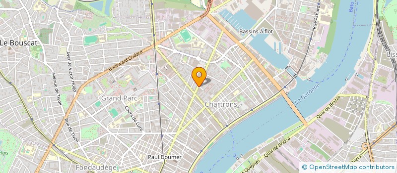 localisation de l'entreprise MONSIEUR DAVID TOE  BORDEAUX