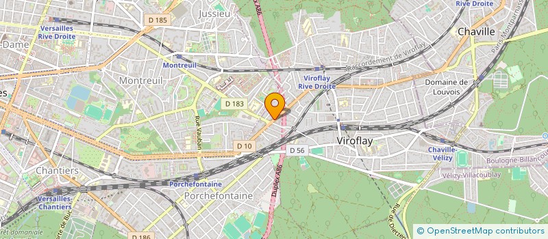 localisation de l'entreprise MONSIEUR DAVID TOFFIN  VIROFLAY