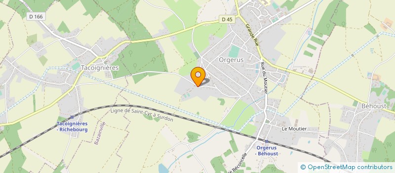 localisation de l'entreprise MONSIEUR DAVID TOFFIN à ORGERUS
